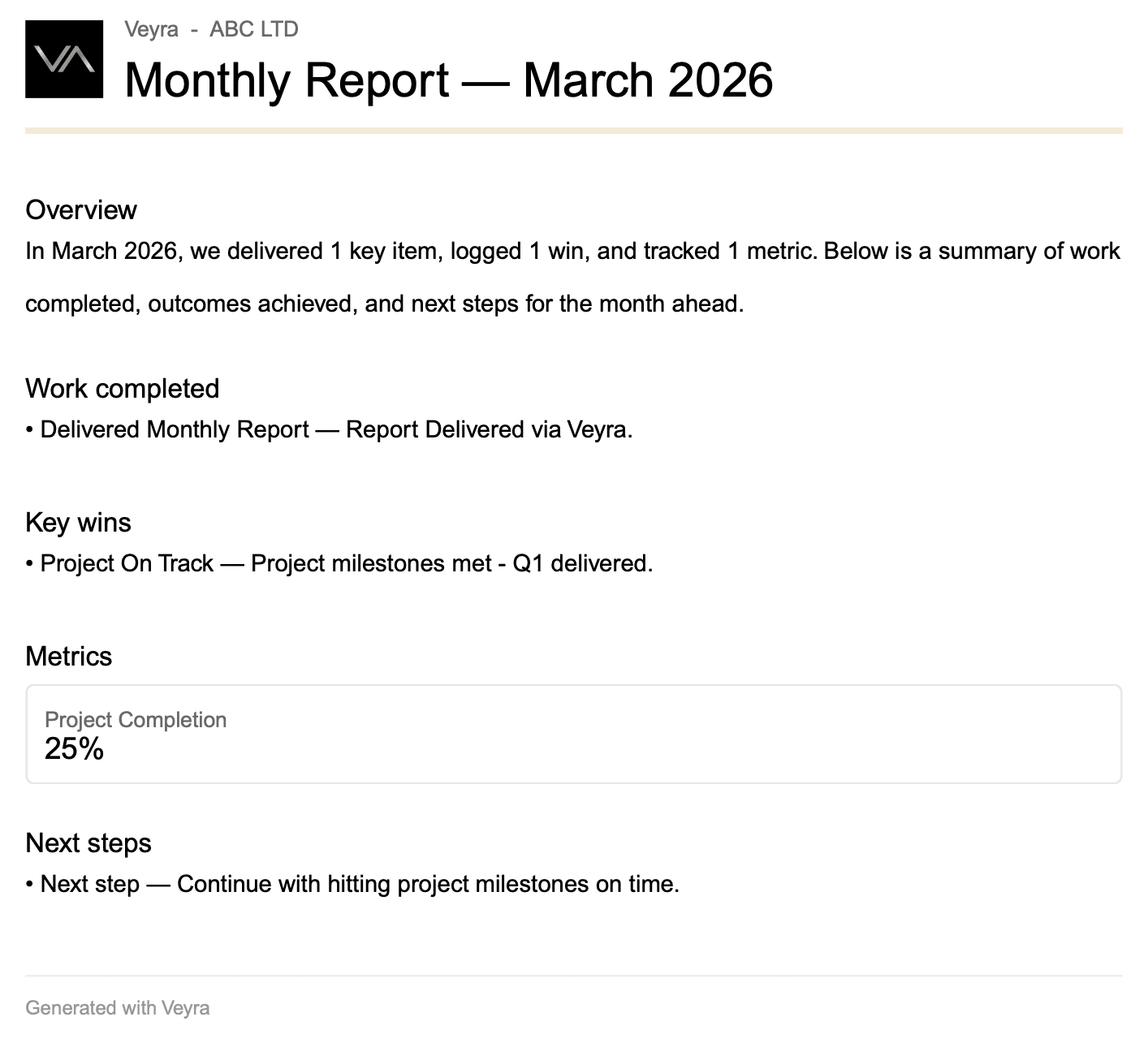 Vayra PDF export screenshot